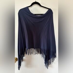 EUC Lilly Pulitzer Gato Poncho Wrap - OS Navy